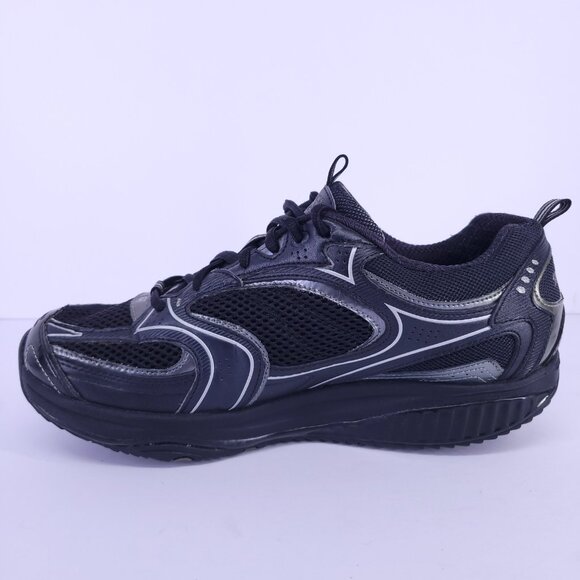 SKECHERS Shape Ups SN12320 Black Womens Size 9.5 Walking Toning Sneakers BKSL - Picture 3 of 14